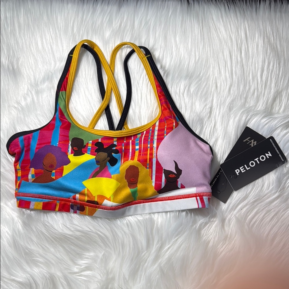 BHM Peloton x Monica Ahanonu Strappy Bra